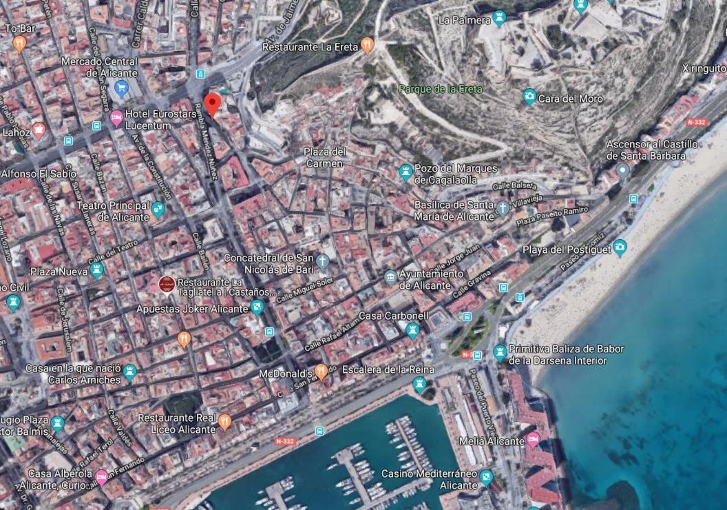 Apartamento Grande-Centro Barrio Playa アリカンテ エクステリア 写真